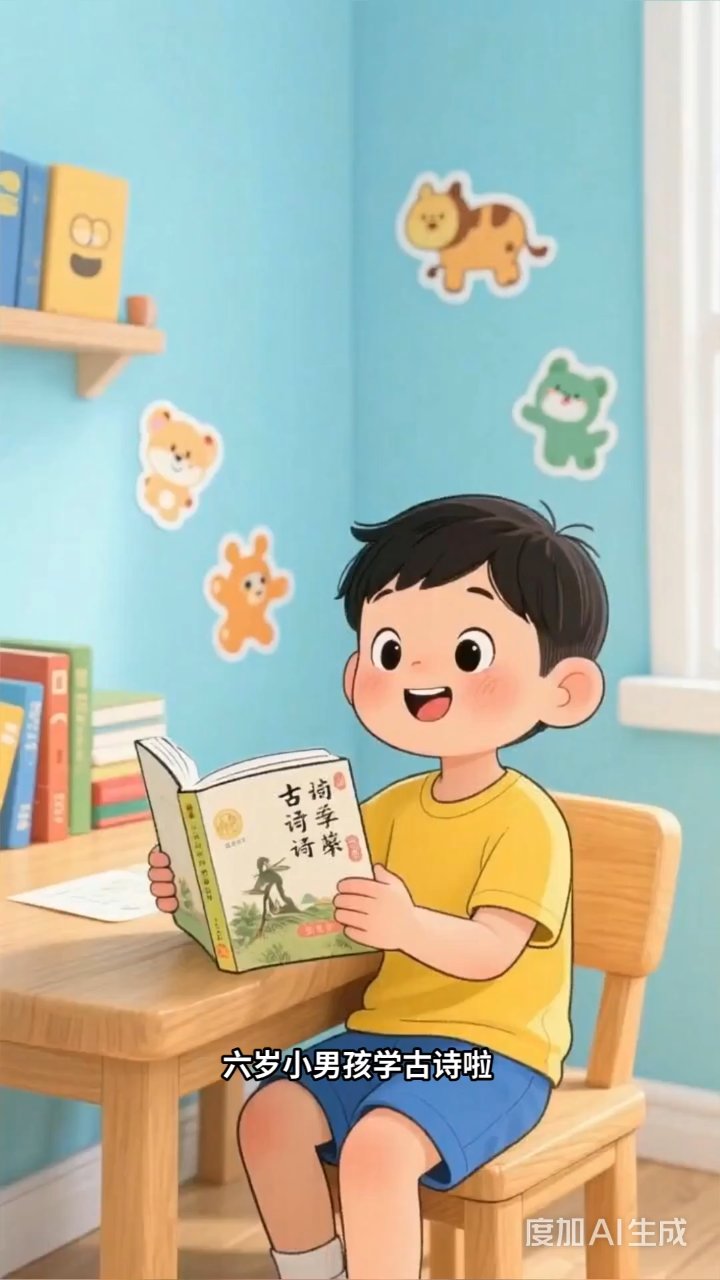 六岁娃学‘鹅鹅鹅’，骆宾王七岁写就的童趣诗
