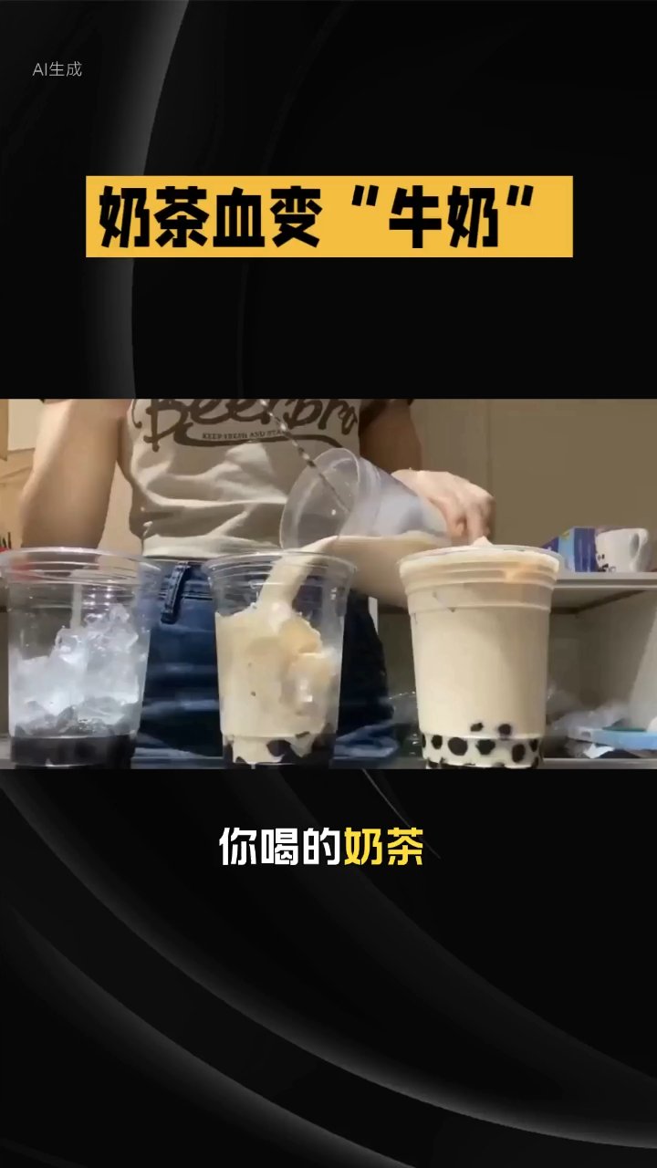 7岁女子1天3杯奶茶抽出牛奶血