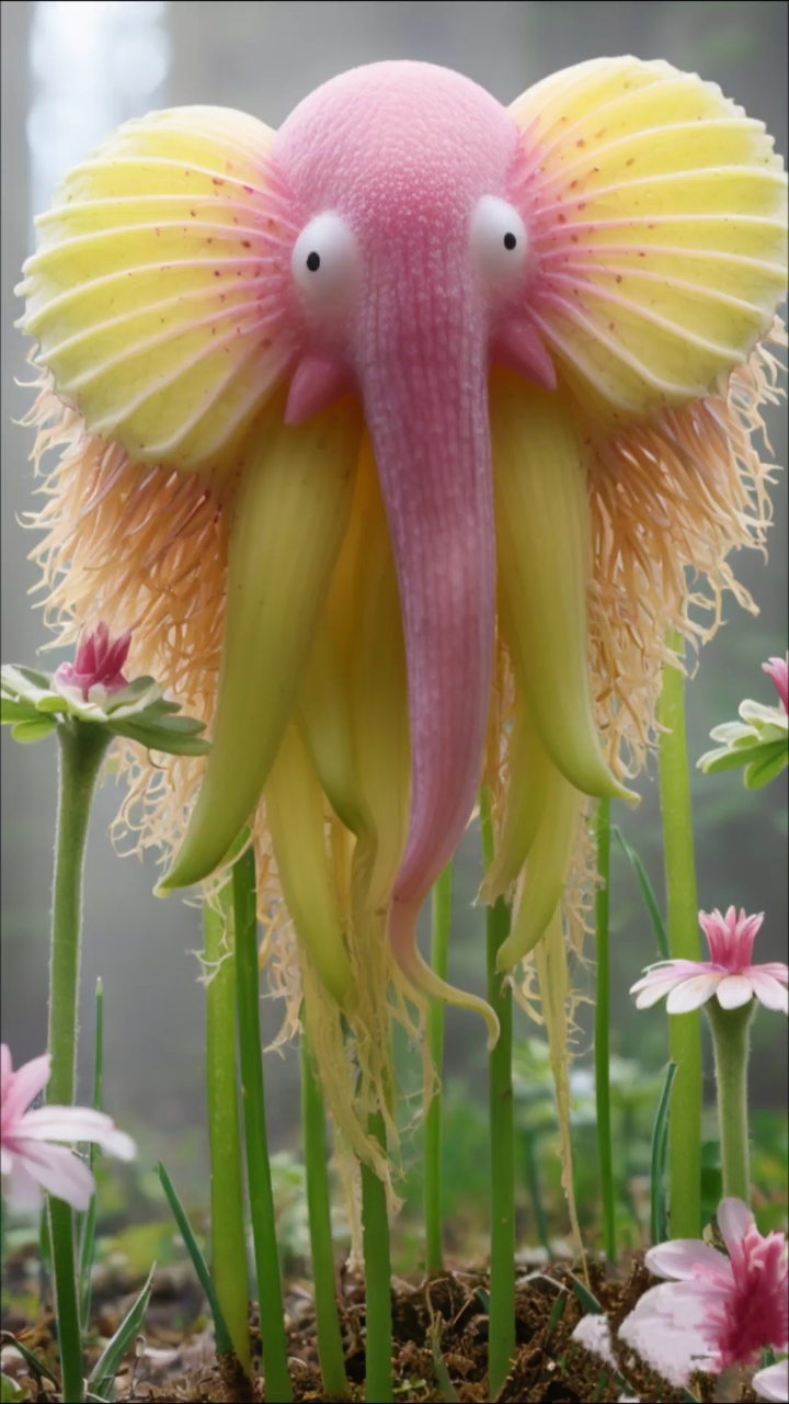 森林奇花绚烂开,好运财富双双至,预示着富贵花开。