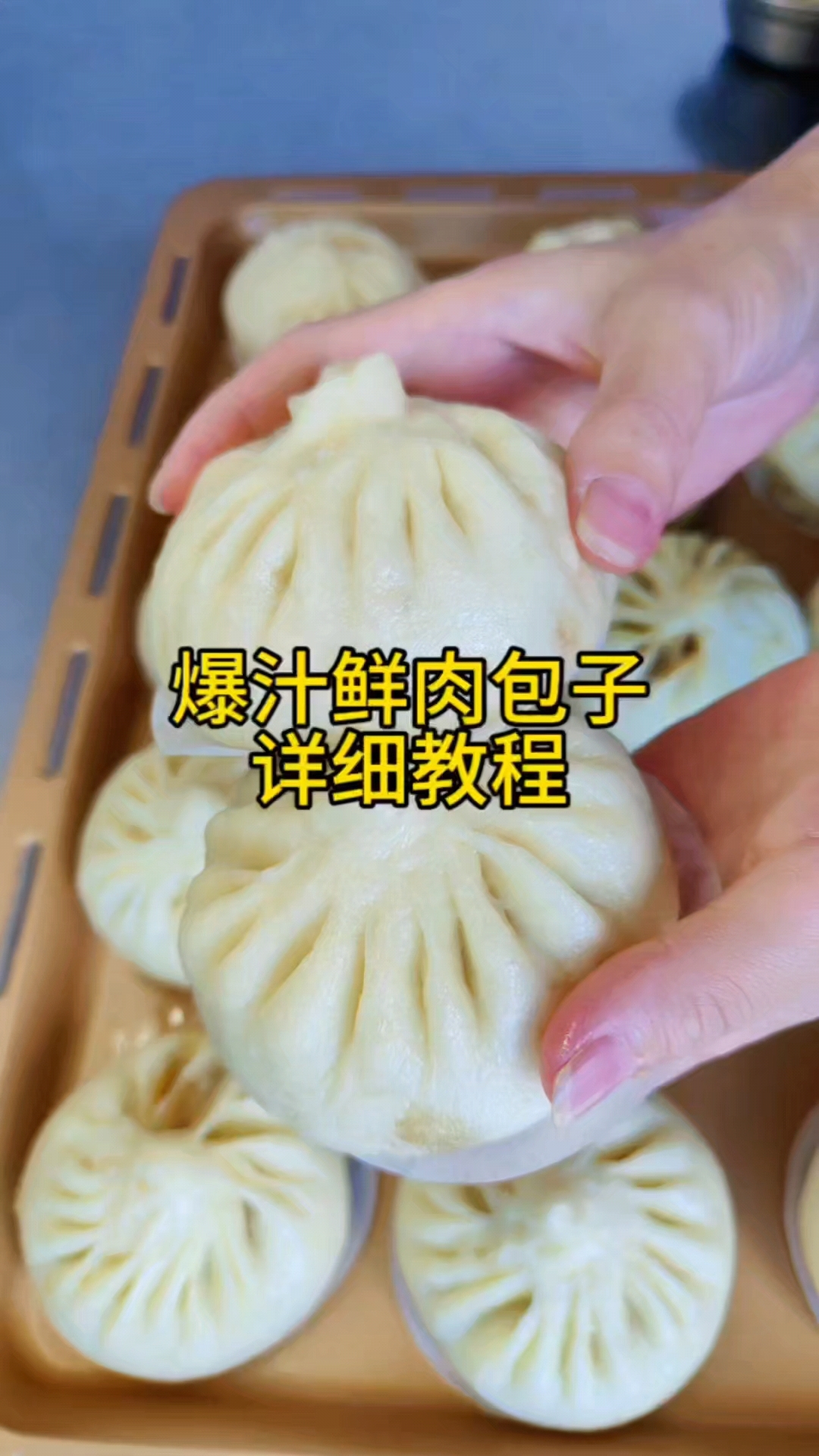 保姆级教程不用打水鲜肉包子也能鲜嫩多汁蓬松暄软#好好吃饭大赛