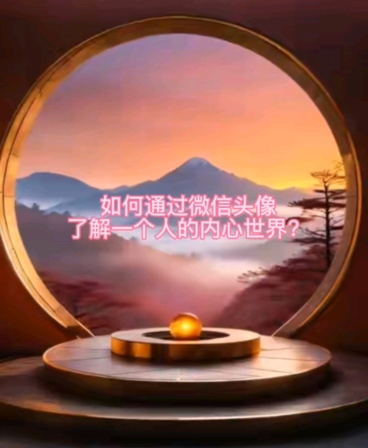 从微信头像看一个人的内心世界#微信头像#