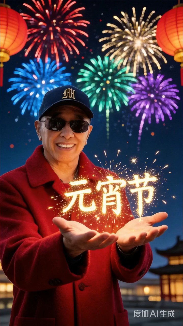 中国风红灯笼,照亮欢乐新年灯