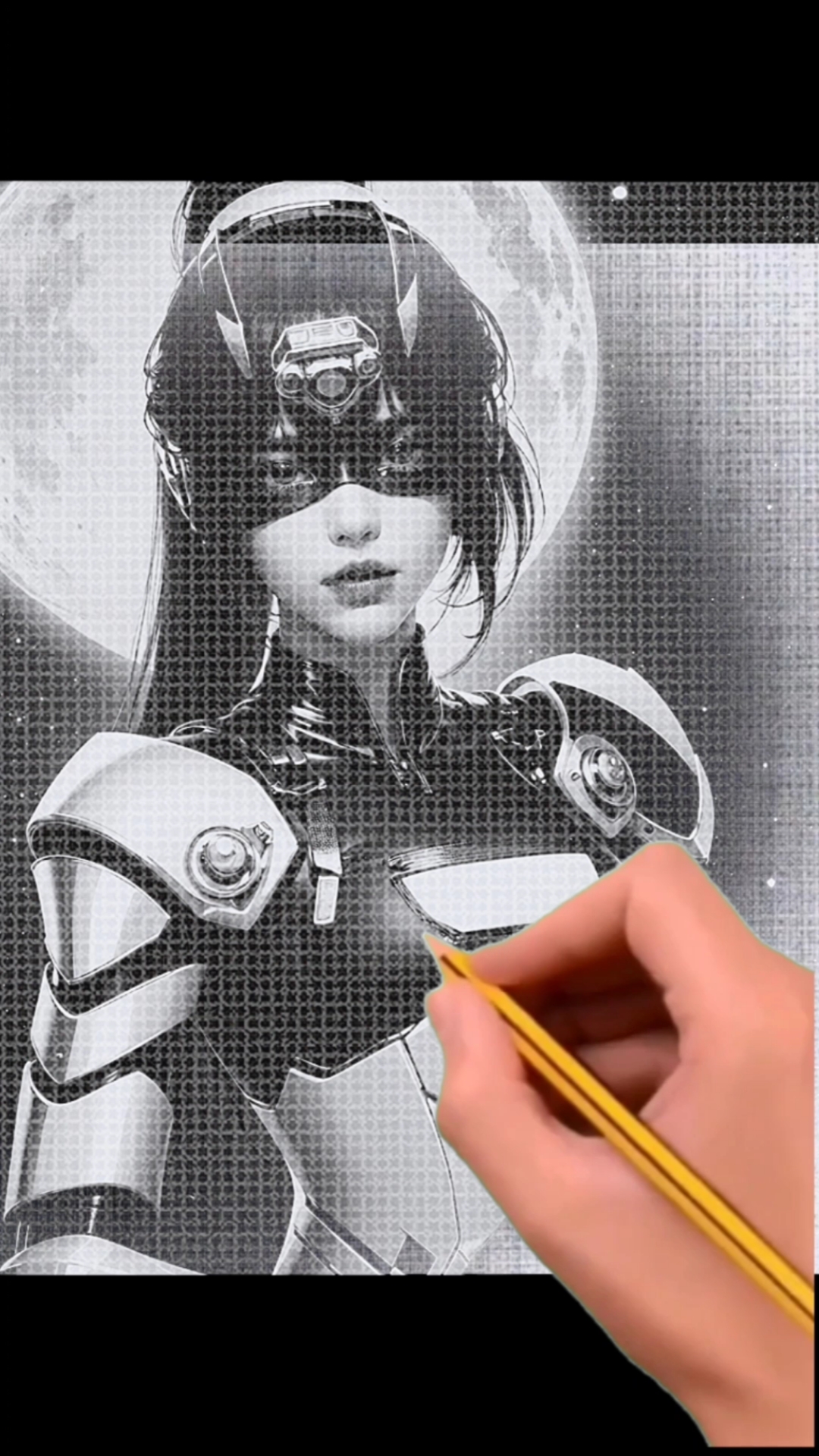 为寂寞的夜空画上一个月亮