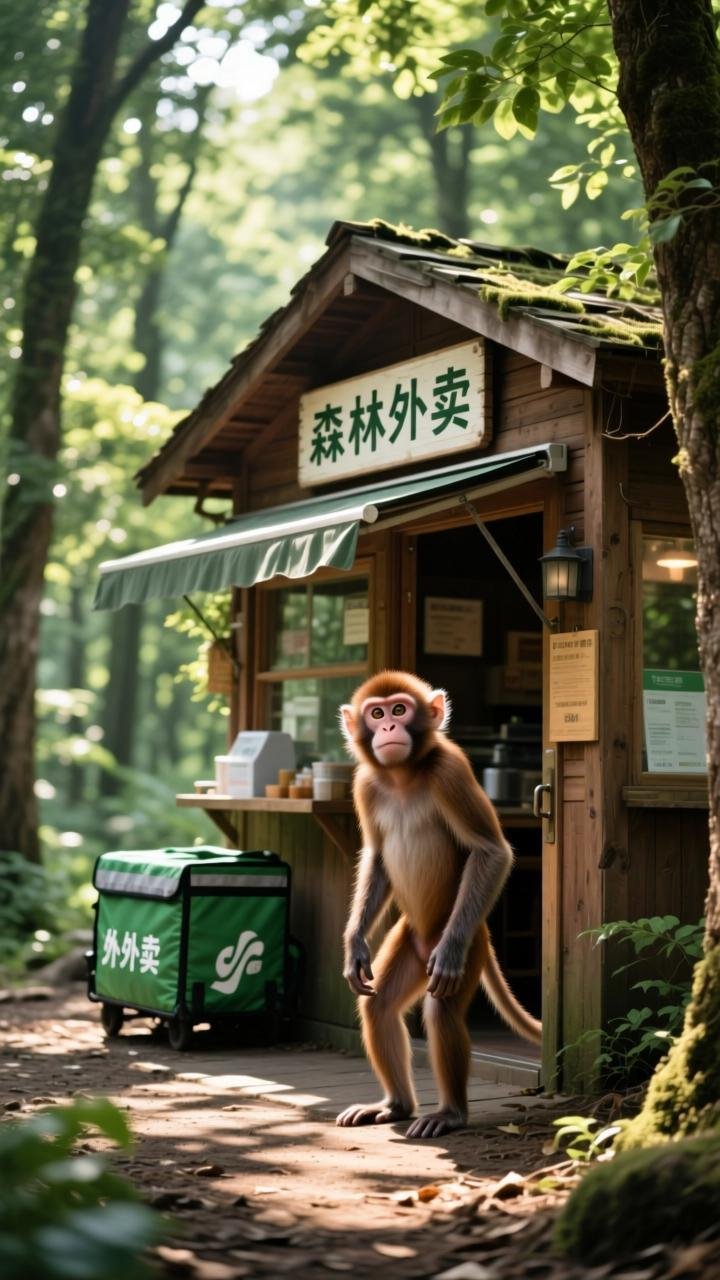 猴哥外卖翻车记:芭蕉叶染绿蛋糕却意外收获五星好评