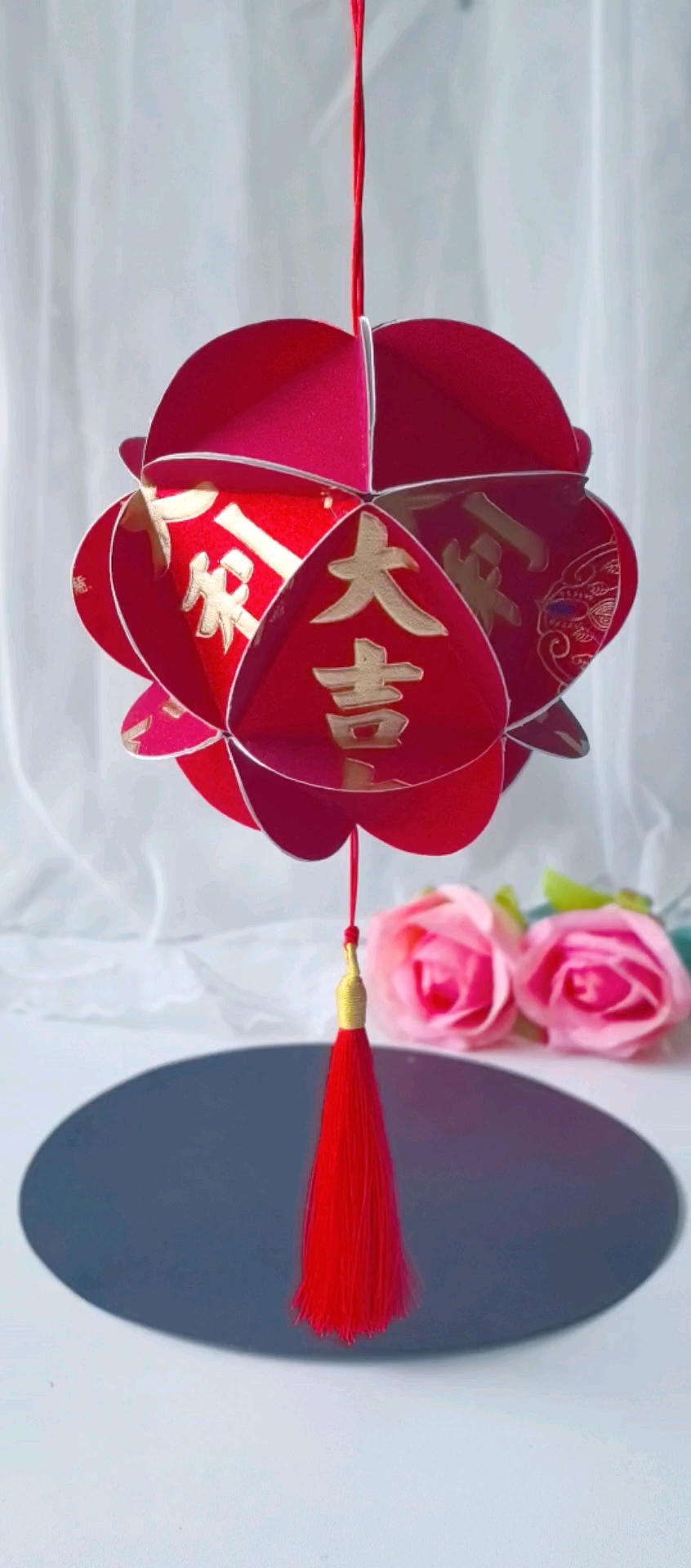 用过年剩下的红包给小朋友做个简单好看的红包灯笼吧 #手工灯笼
