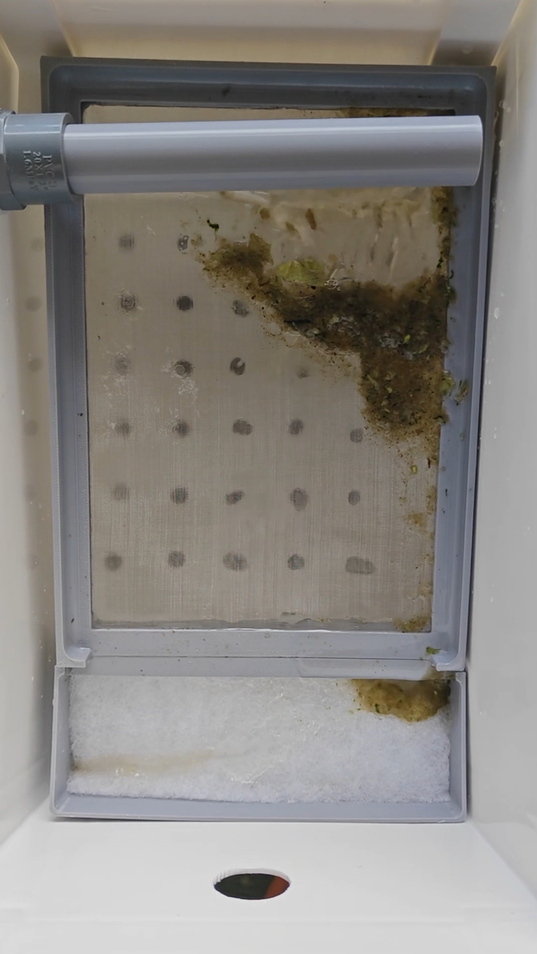 鱼缸过滤器滴流盒整理箱滴流盒不锈钢纱网过滤器