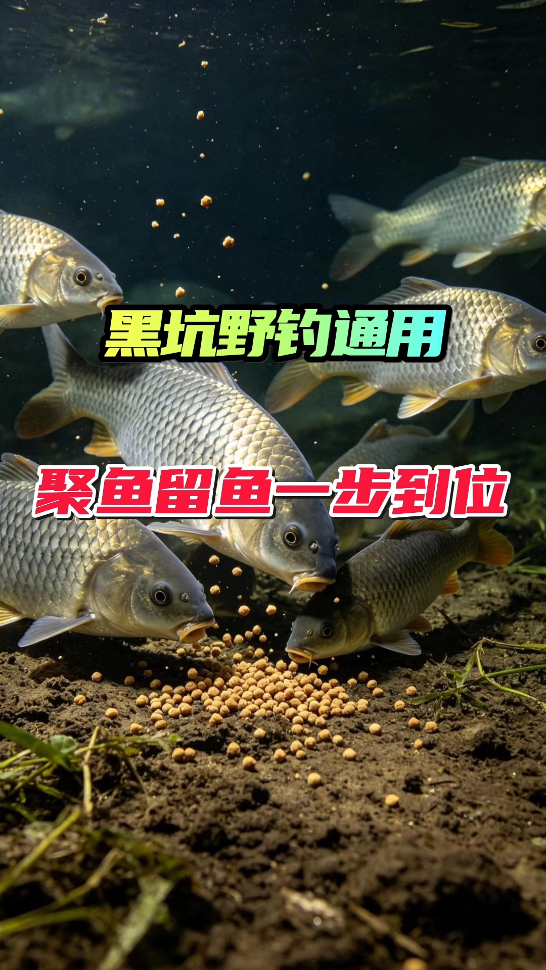 黑坑野钓通用,聚鱼留鱼一步到位!#钓鱼# #优质视频激励计划#