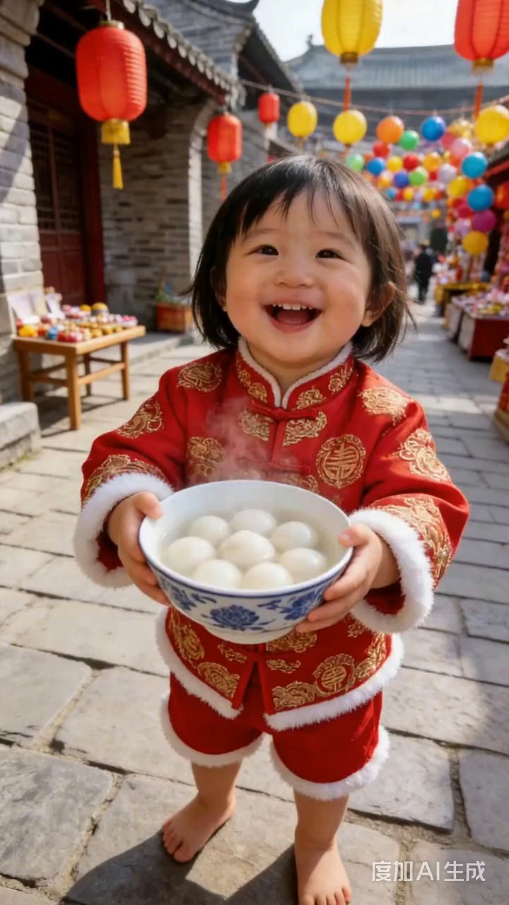 元宵节快乐,吃上一碗甜汤圆