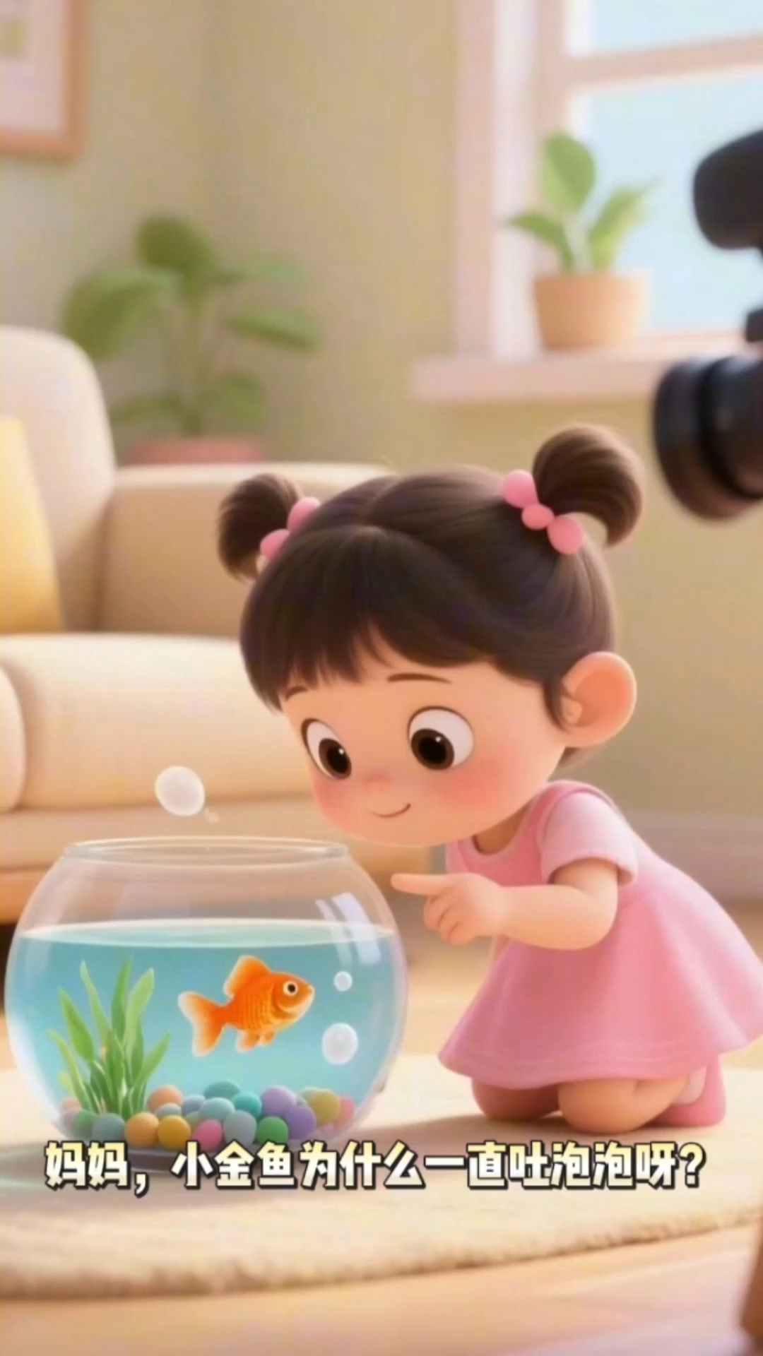小金鱼为什么吐泡泡啊