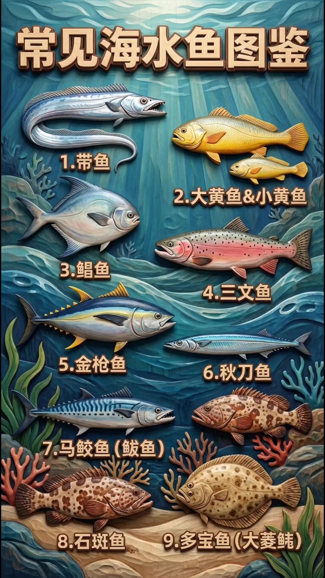 常见海水鱼图鉴