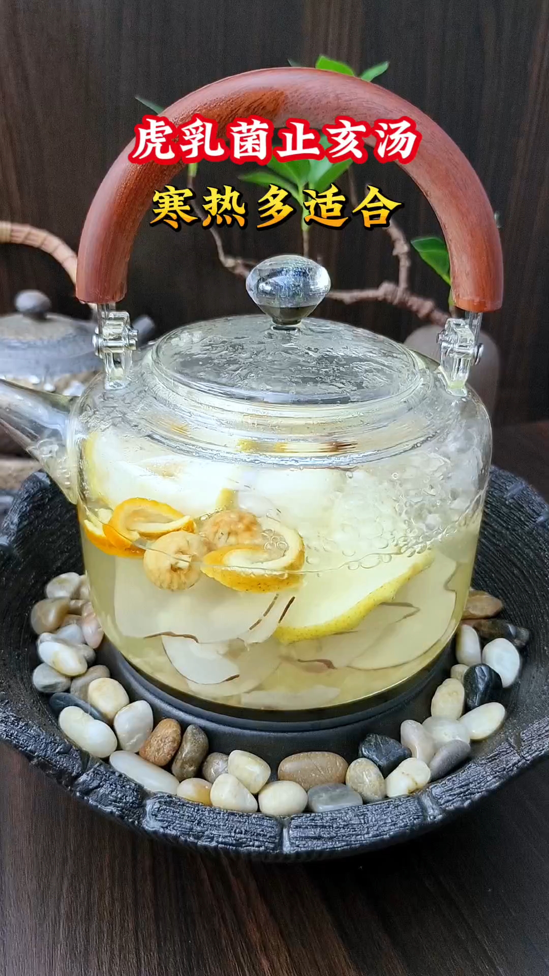 #养生汤#为你煲汤#喝出好气色#食谱分享#虎奶菌