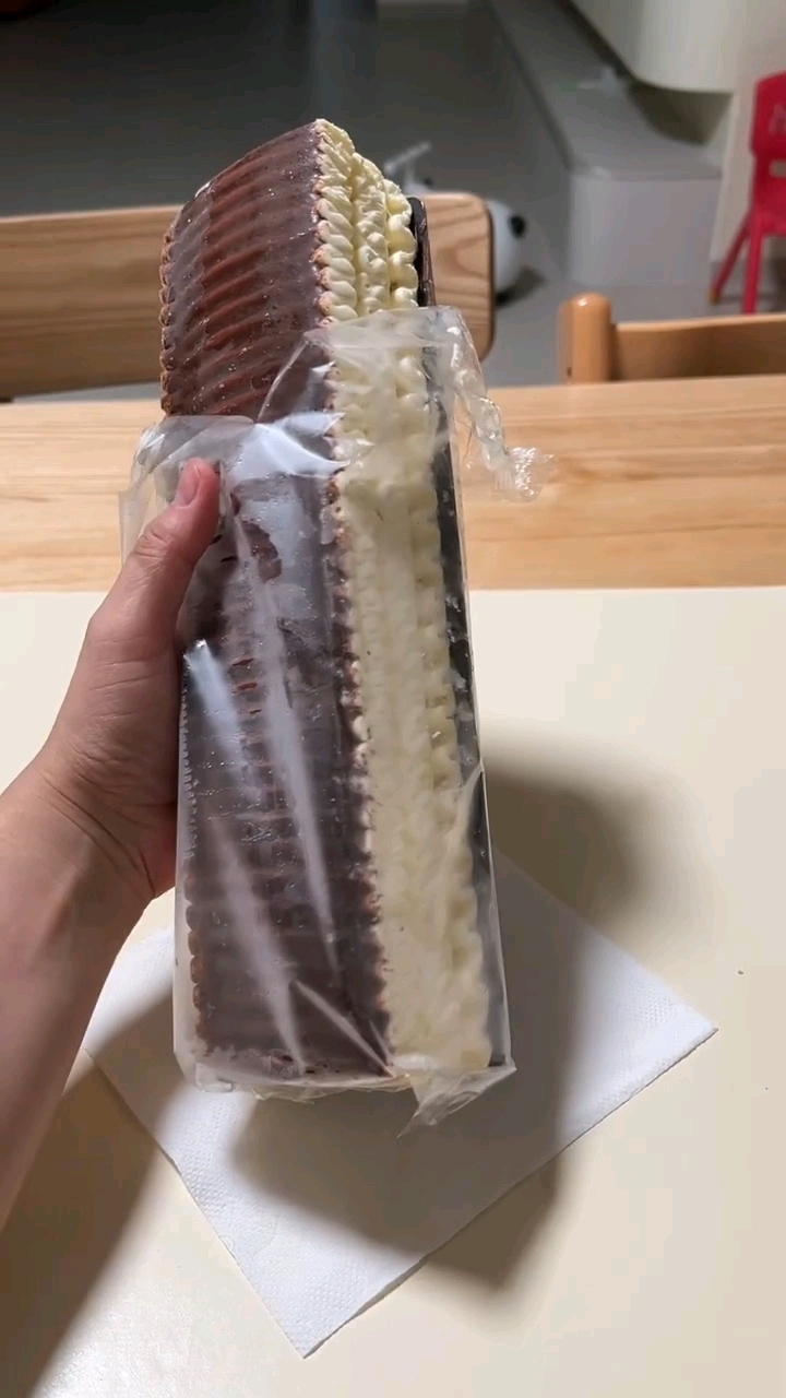 无从下口了,山姆的香草味冰淇淋