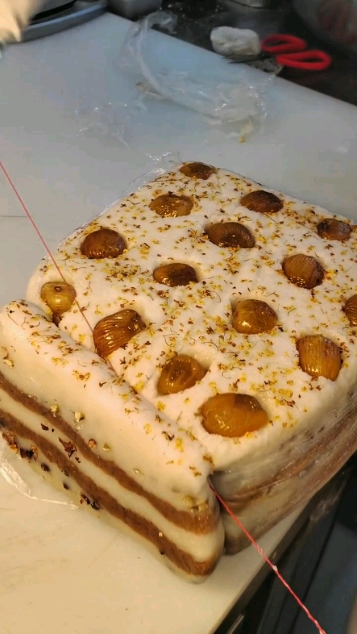 西塘古镇特产糕点,糯叽叽的藕粉桂花糕,软糯清香