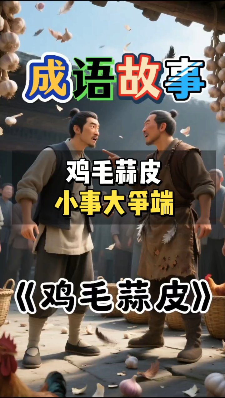 【鸡毛蒜皮】小事大争端#成语故事 #益智动画 #国学文化