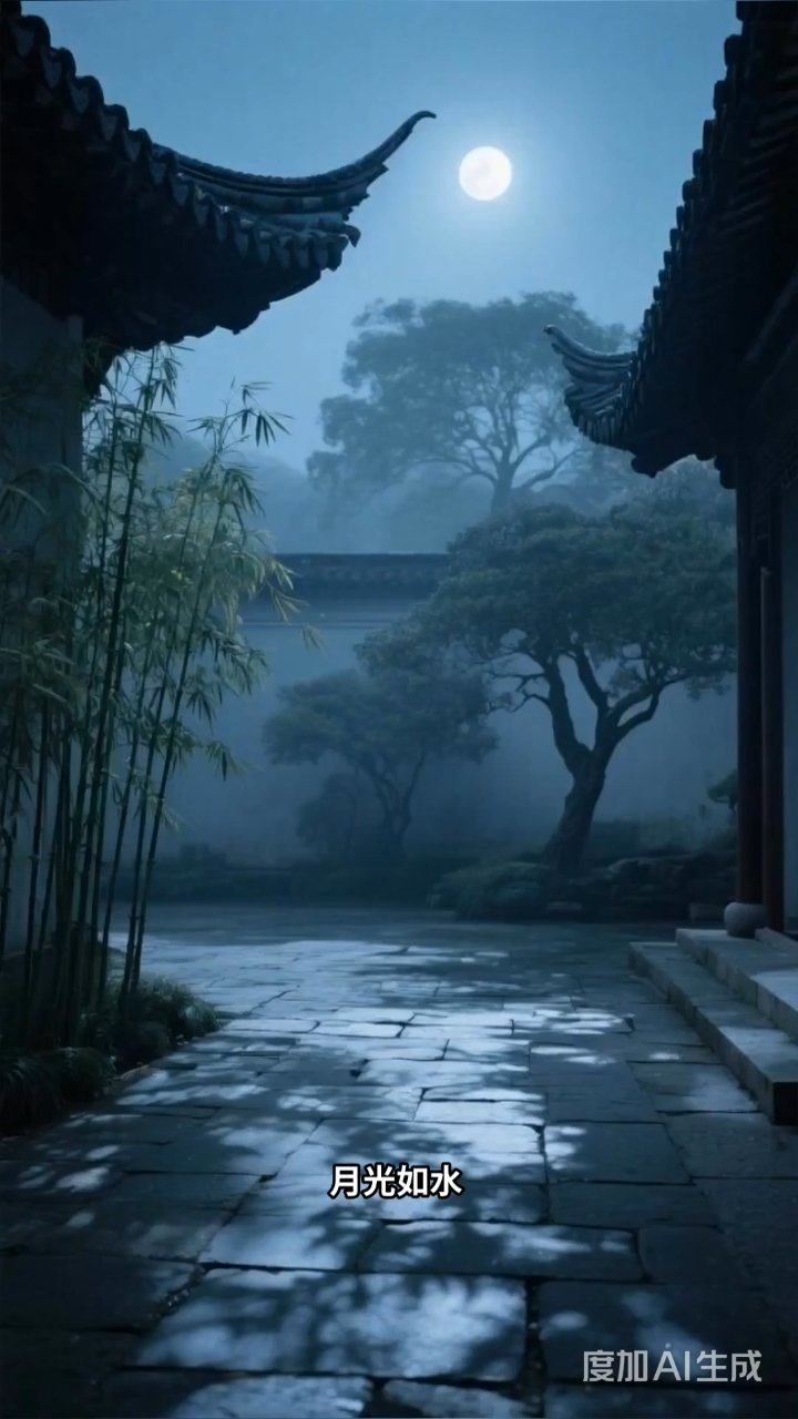 苏轼月下独酌,吟诵千古名句寄相思