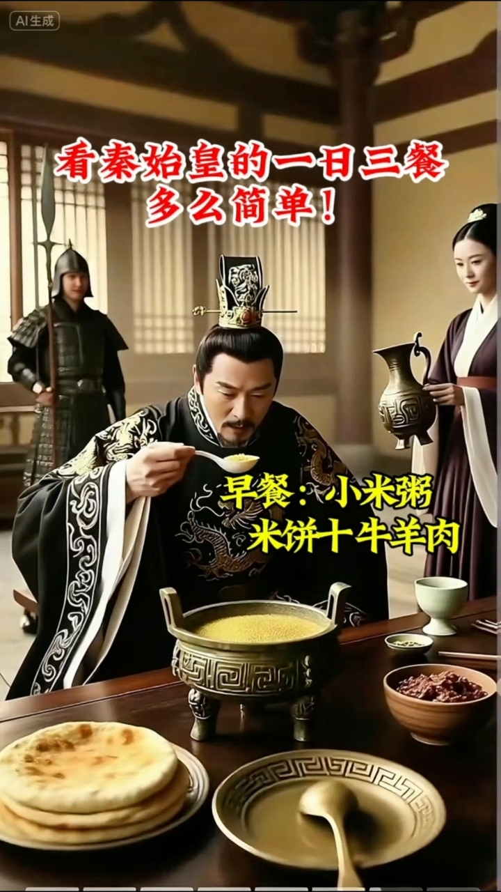 秦始皇的一日三餐也太简单了!