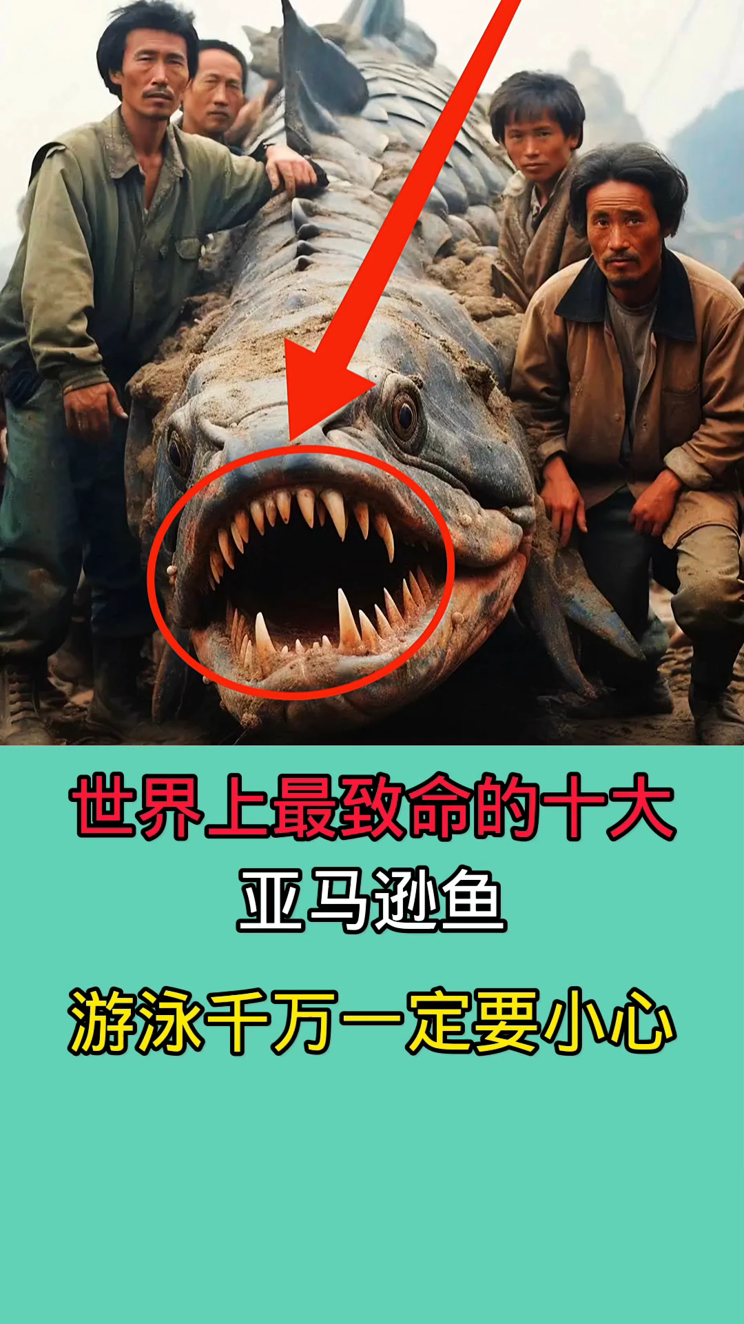 世界上最致命的十大亚马逊鱼类!!!!!!