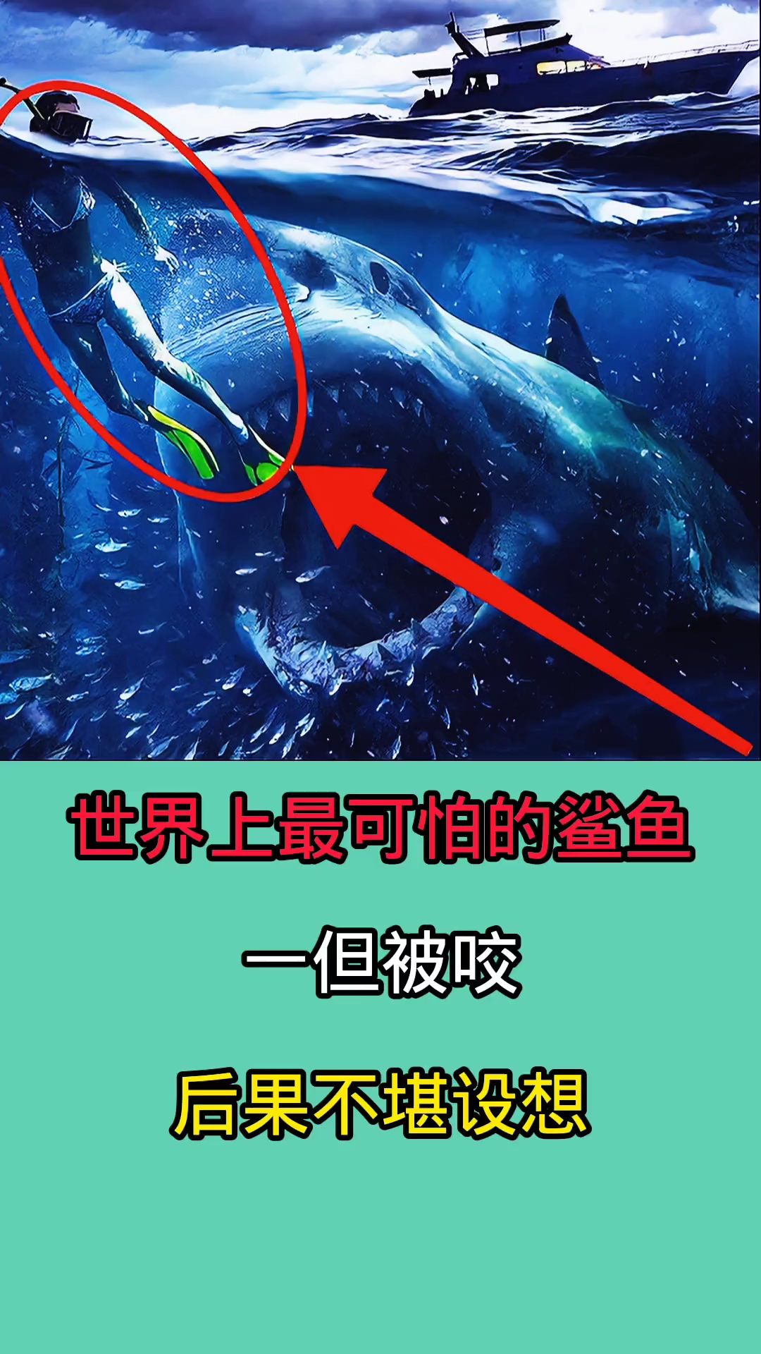 去海里游泳时一旦不小心被这些鲨鱼咬到!后果不堪设想!!!