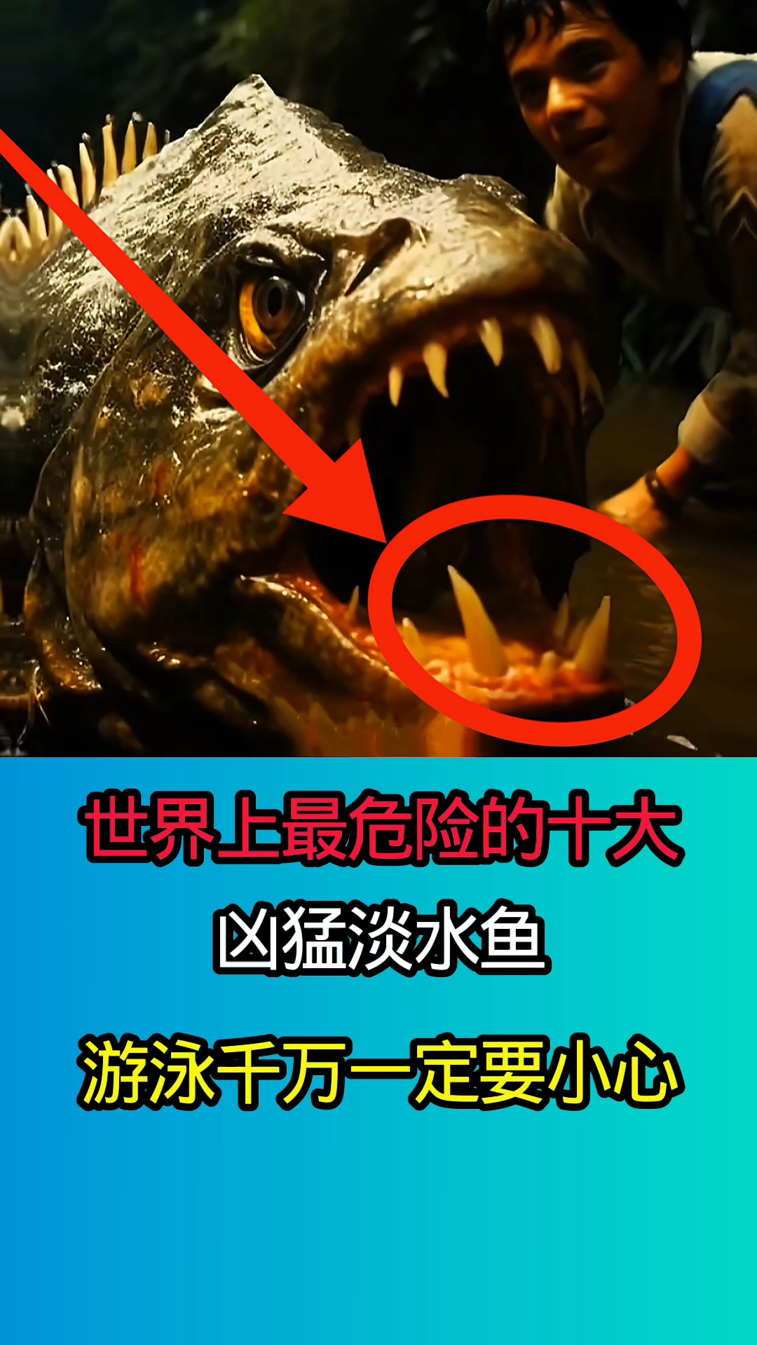 世界上最危险的十大凶猛淡水鱼！！！！！！