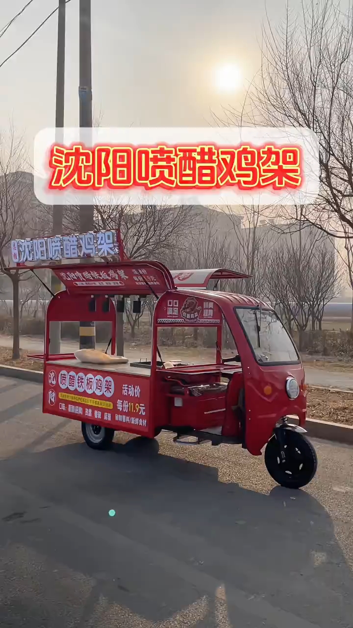 沈阳喷醋铁板鸡架摆摊车