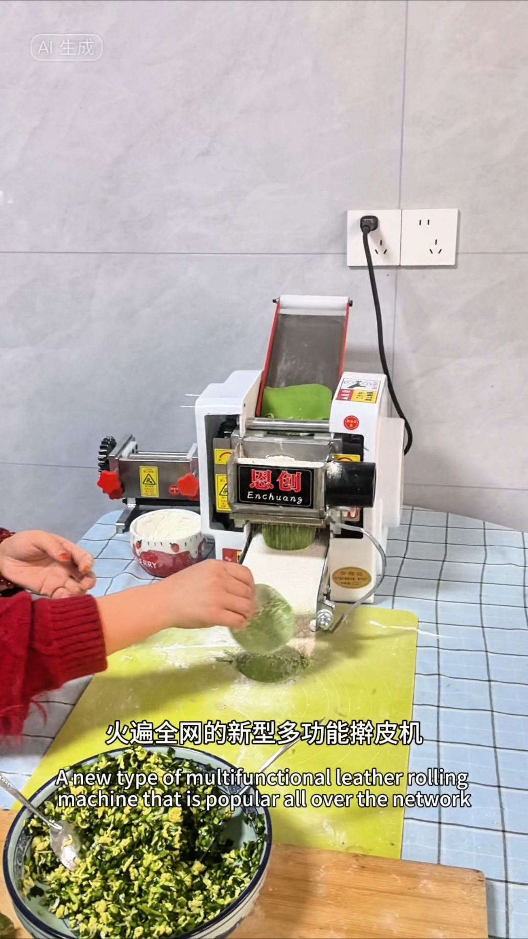 家庭私房的福音来了#饺子皮机#馄饨皮机#面条机#擀皮机