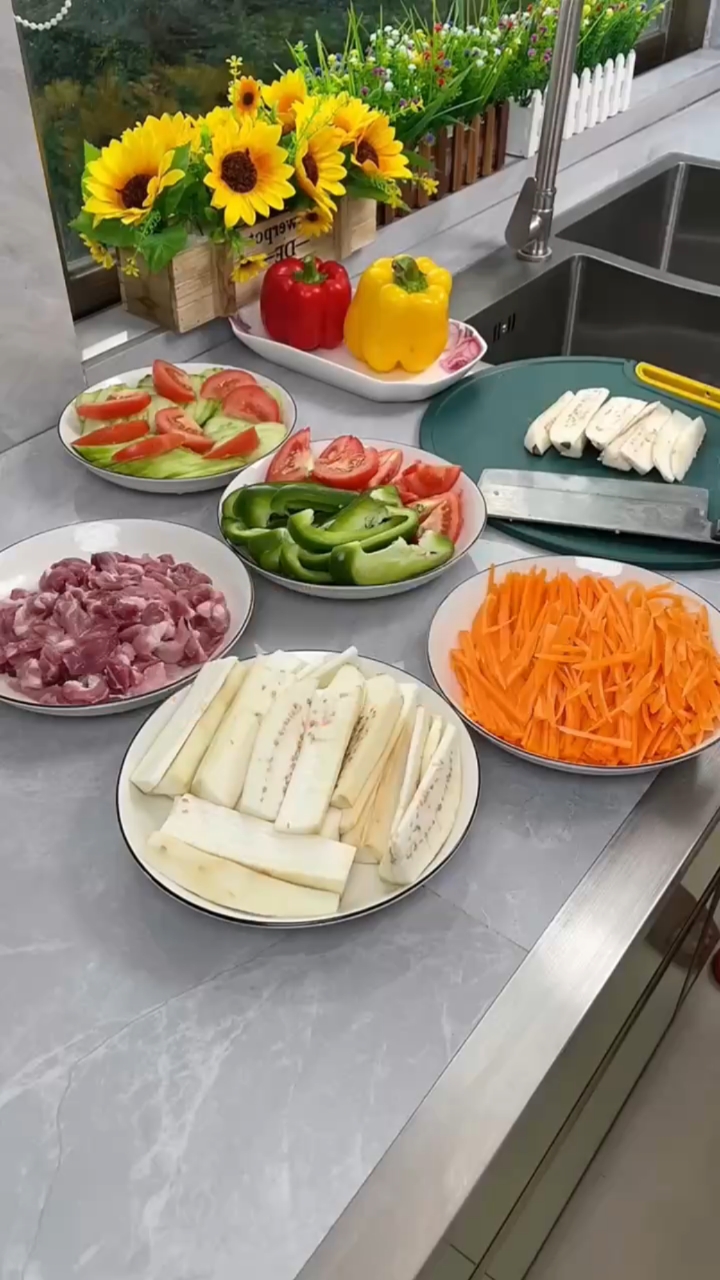 厨房备菜置物架多功能配菜盘碗碟收纳架多层神器壁挂台面放菜架子