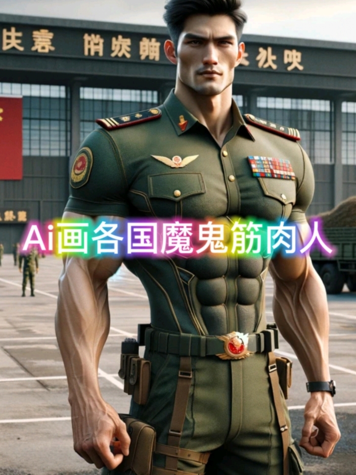 Ai绘画每个国家的魔鬼筋肉人,你们觉得还缺少什么?