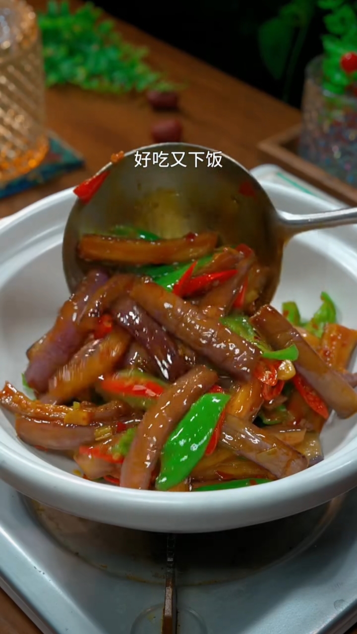 青椒炒茄子新做法