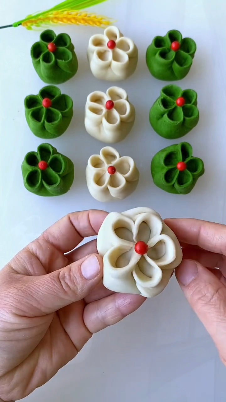 花朵饺子新包法