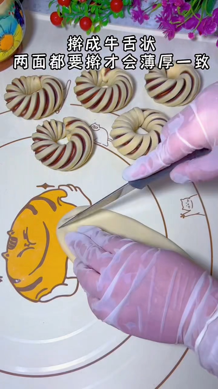 豆沙面包这样做法太漂亮了