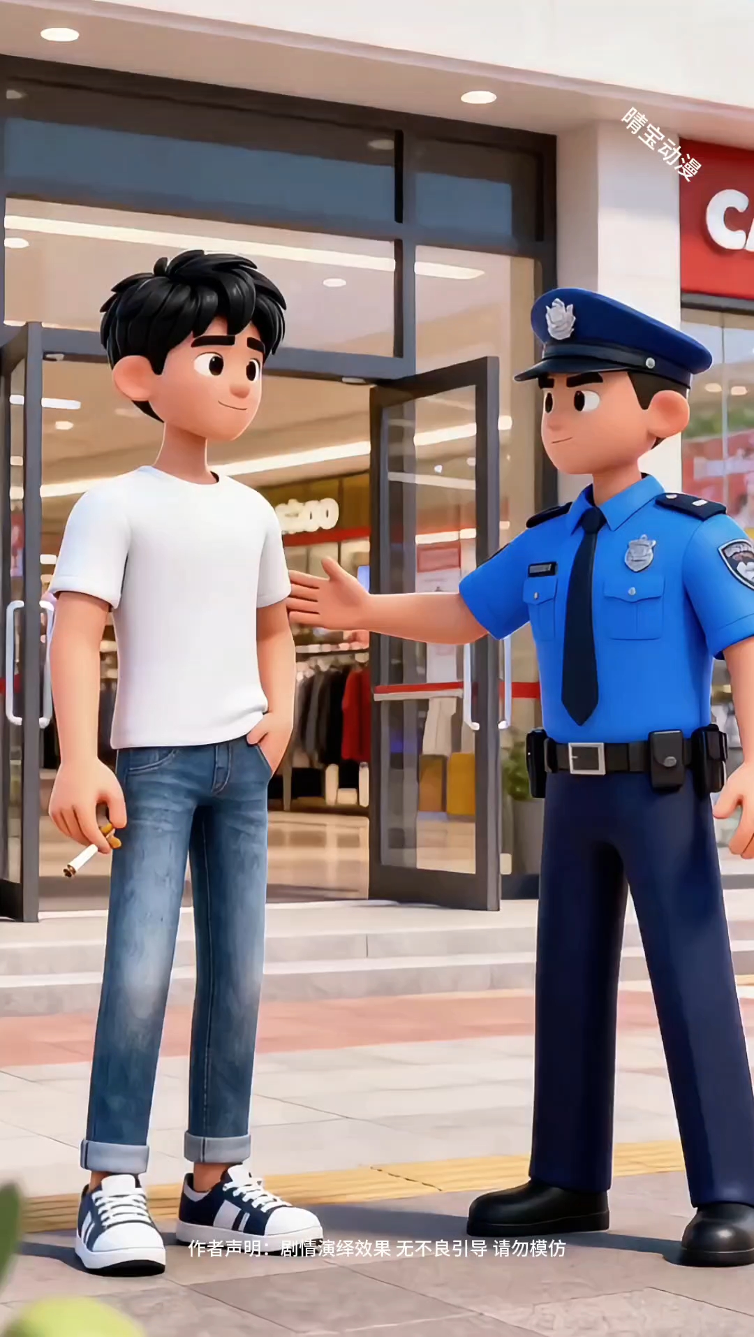 商场里是不可以吸烟的