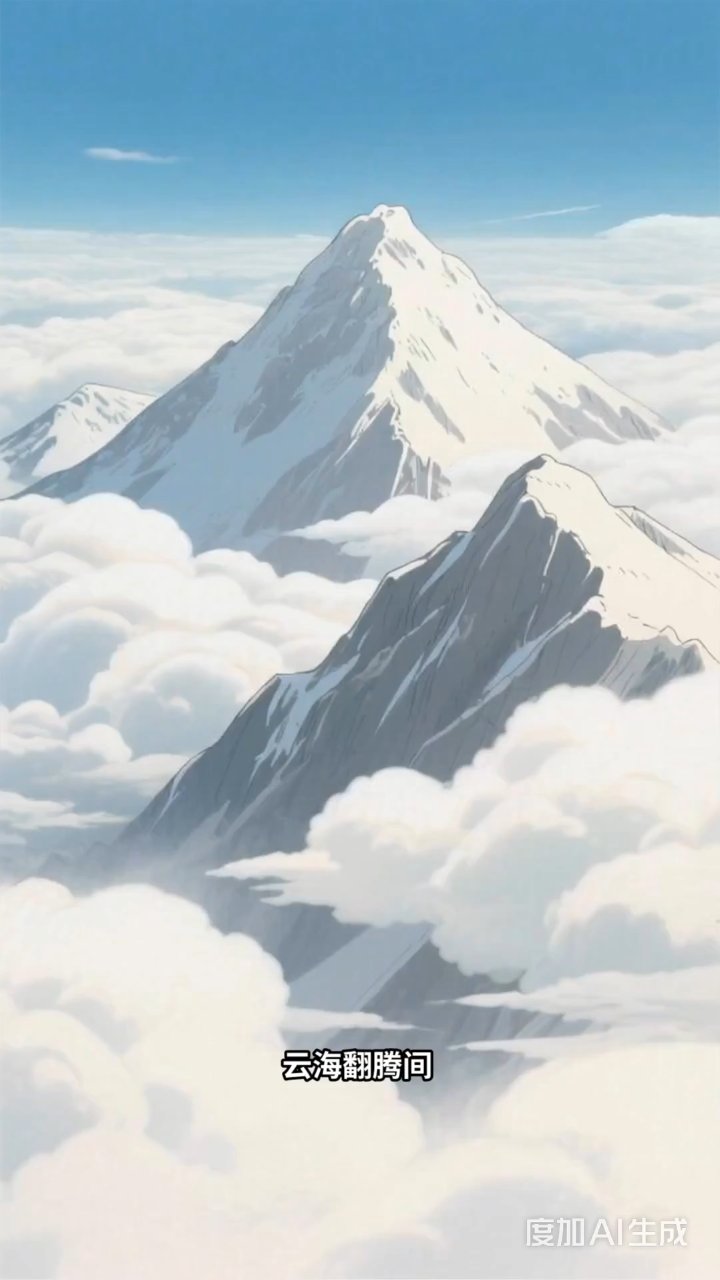 蓝鲸跃出云海，樱花铺就通天之路