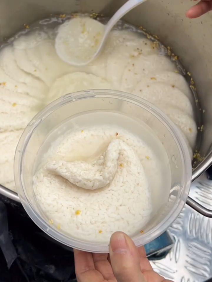 五一来南京路边吃到了好好吃的酒酿!