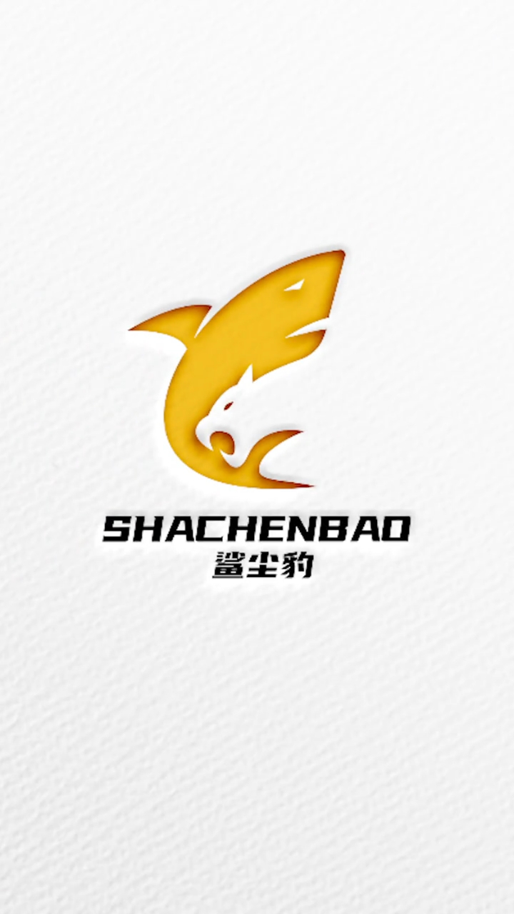 鲨鱼和豹子组合logo设计