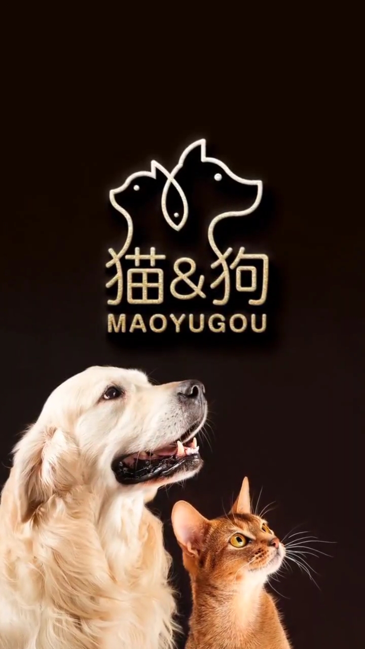 猫与狗logo设计