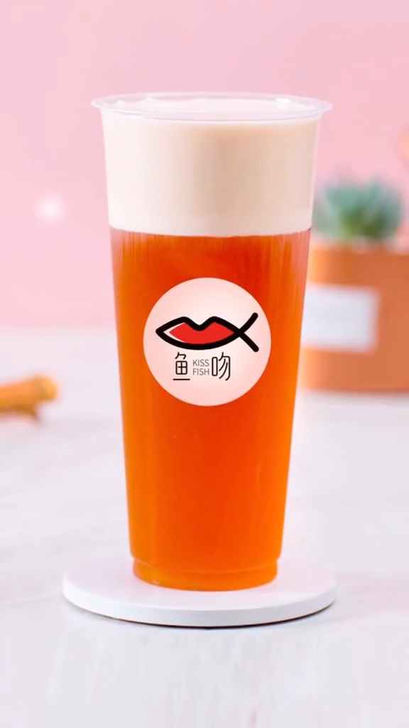 鱼吻品牌logo设计