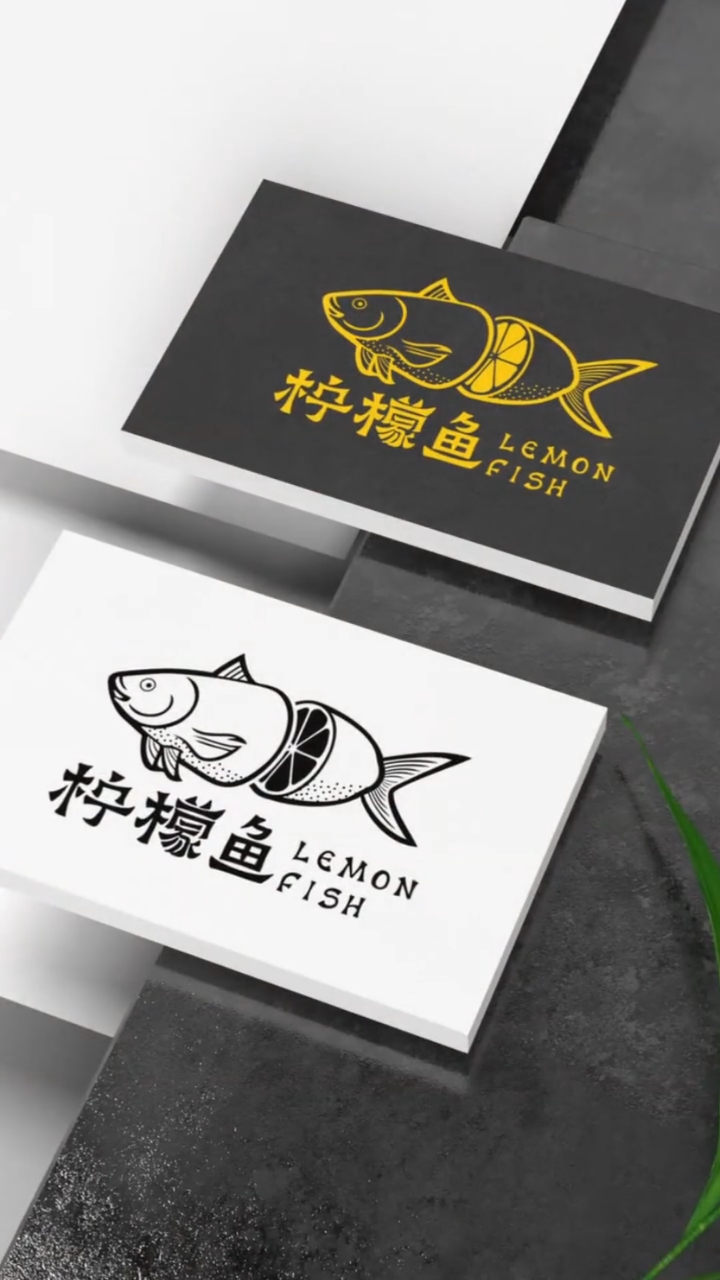 柠檬鱼logo设计