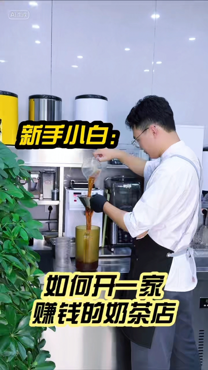 新手小白，如何开一家赚钱的奶茶店？