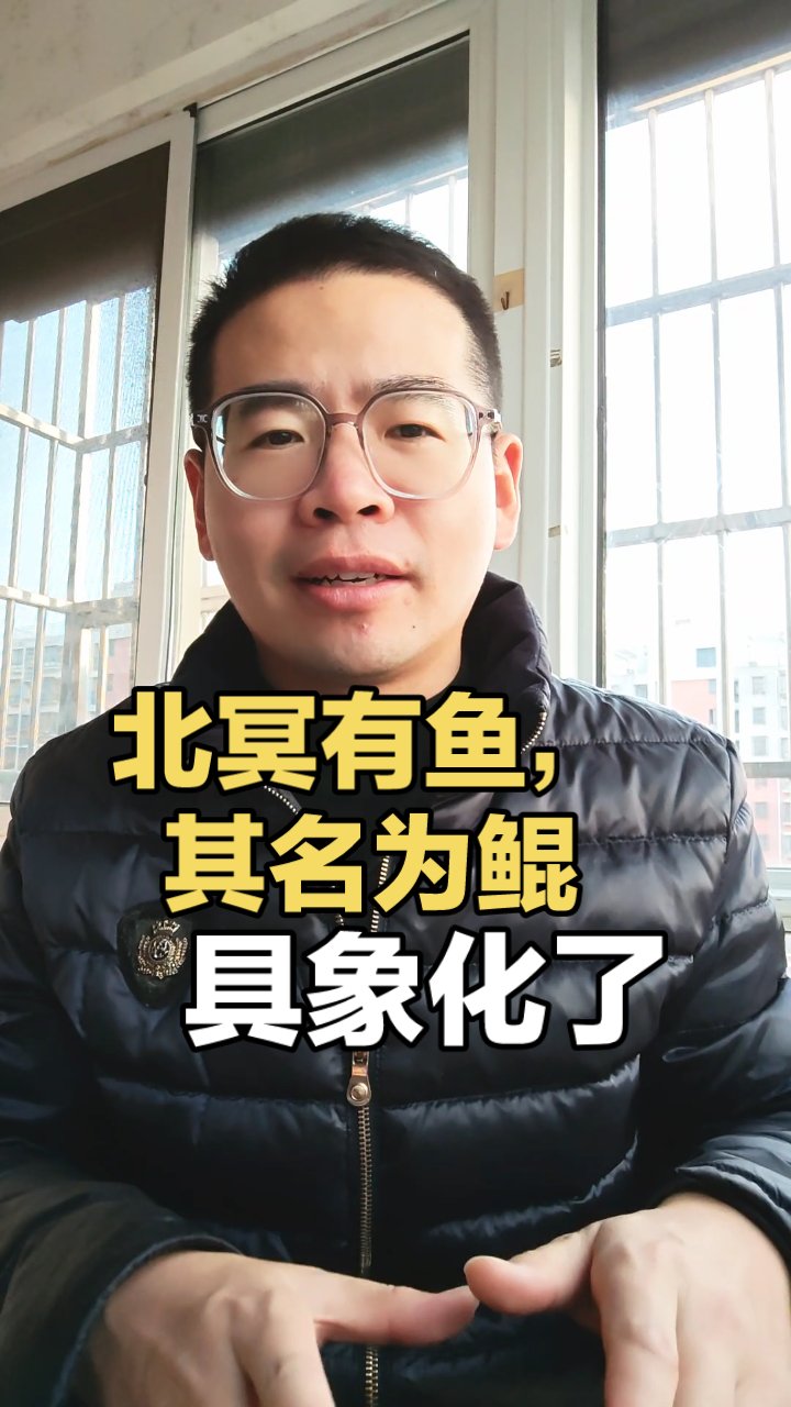庄子的逍遥游“北冥有鱼,其名为鲲”具象化了