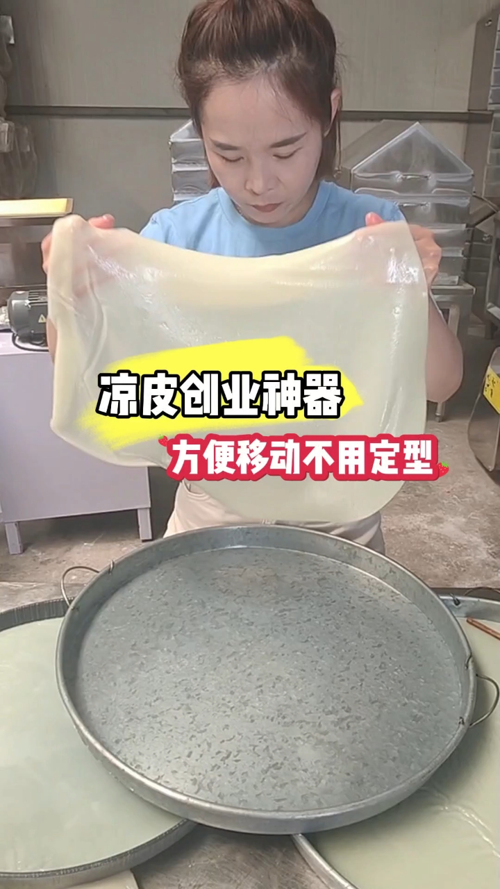 适合小两口在家创业的小型凉皮蒸箱。