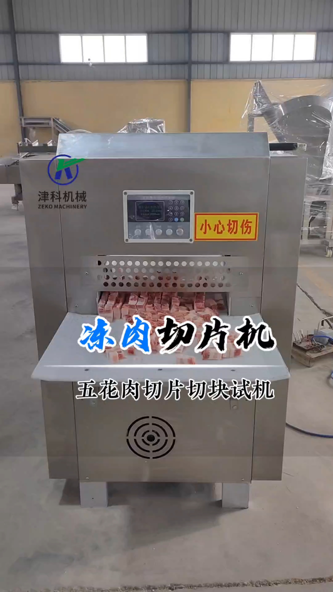 冻肉切片机,冻肉切卷切片切块一机多用