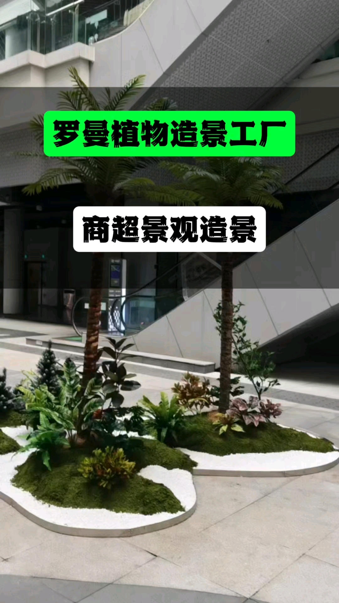 商场造景,室内商业空间造景。#成都商业空间设计 #成都植物造