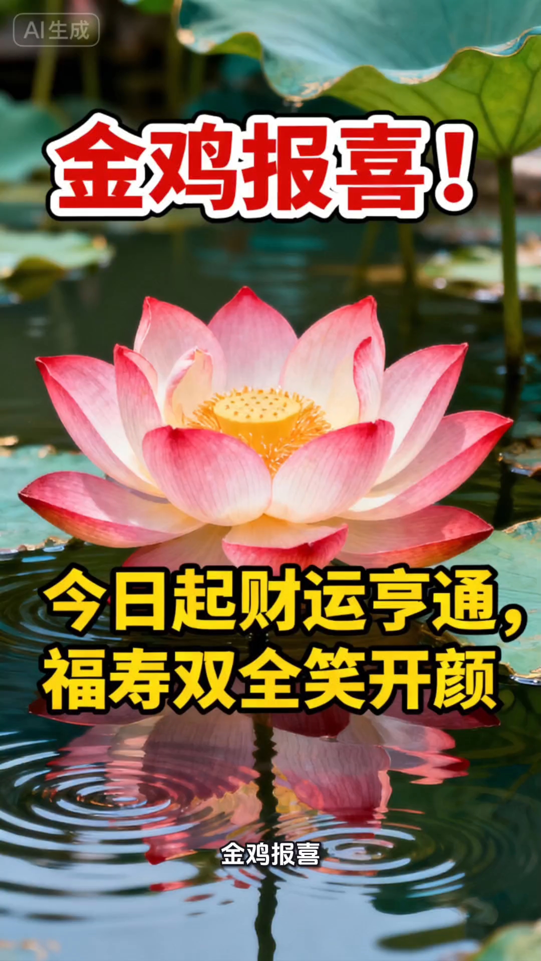 金鸡报喜!生肖鸡今日起财运亨通,福寿双全笑开颜