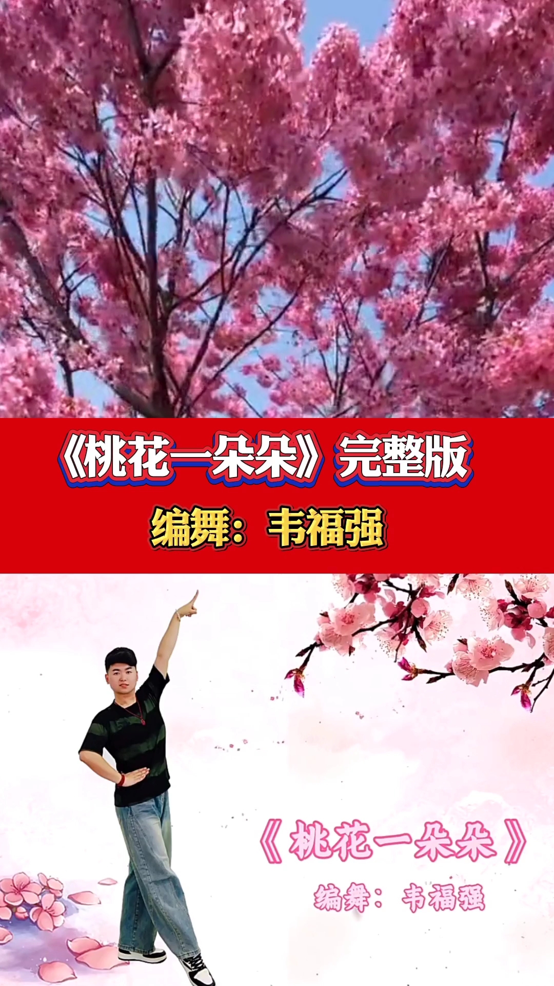 《桃花一朵朵》#韦福强老师编舞#跟着老师学起来
