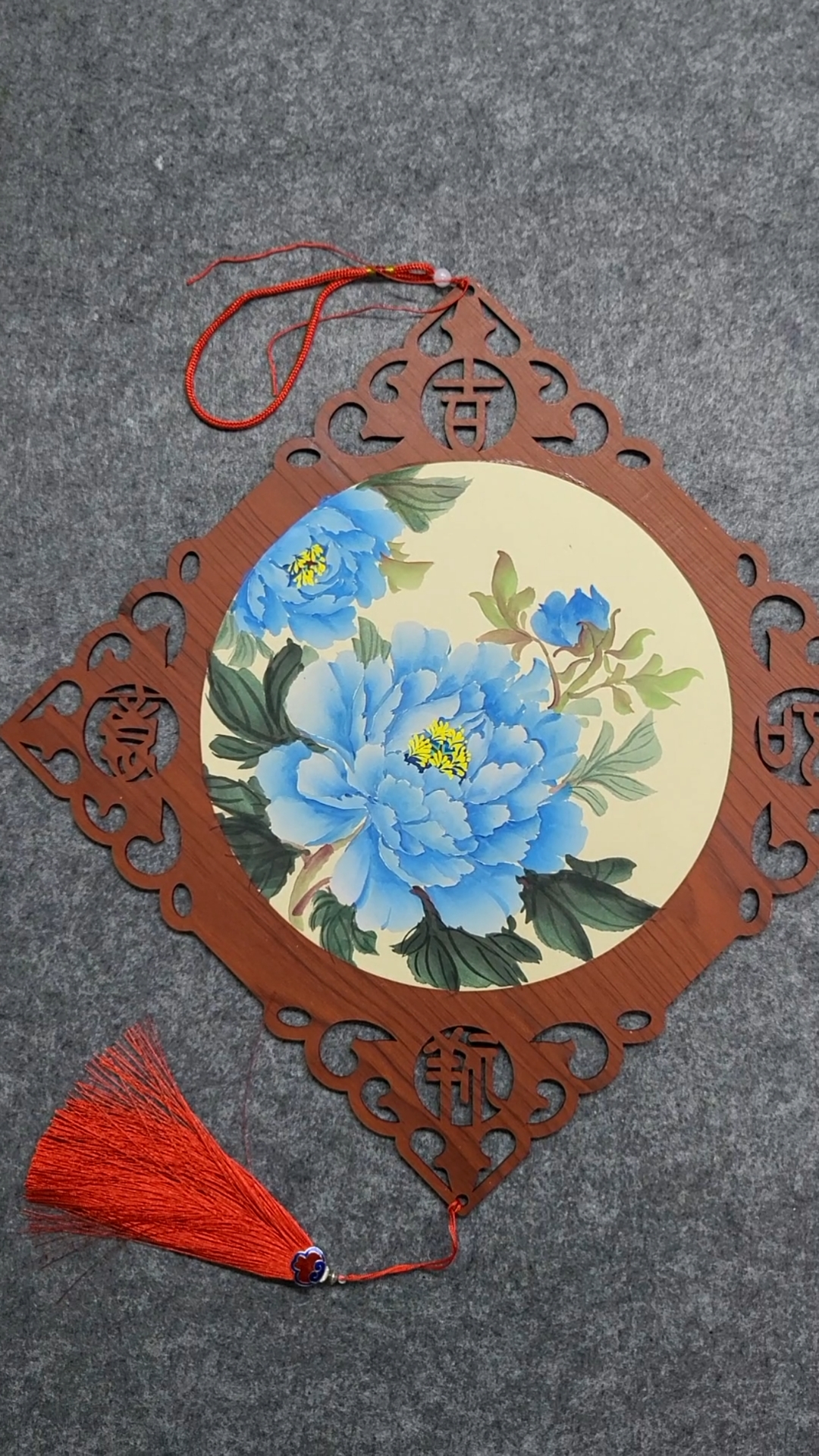 唯美国风牡丹花。