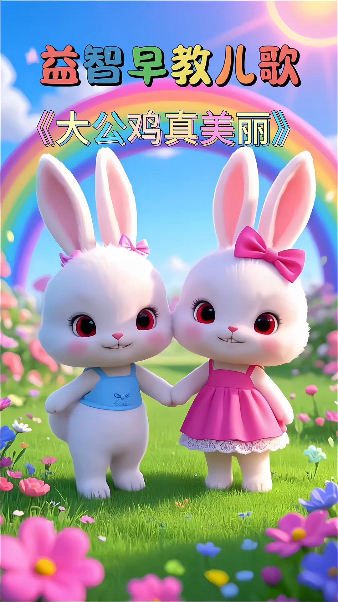 益智早教儿歌《大公鸡真美丽》