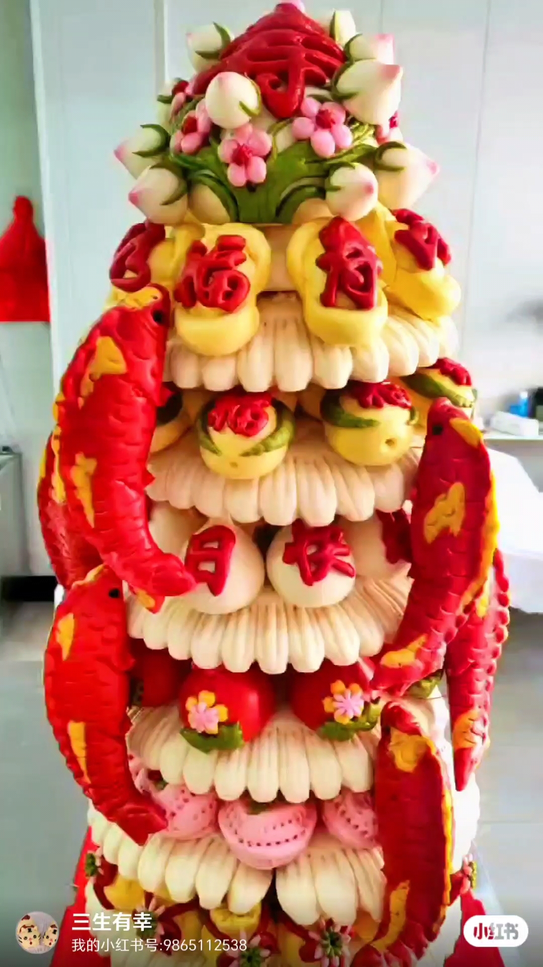 祝寿款生日蛋糕,寿宴上的焦点。
