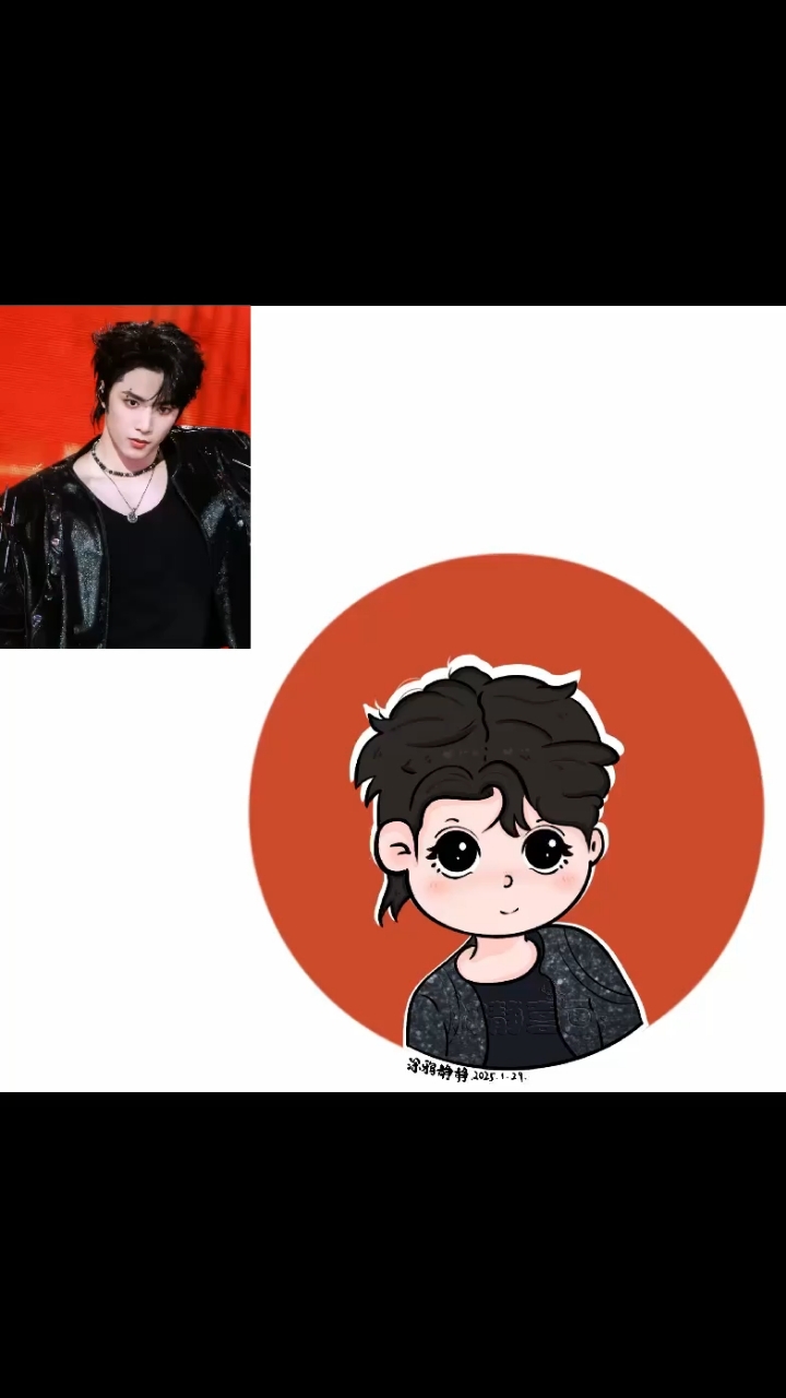 q版头像画出来也太可爱了吧