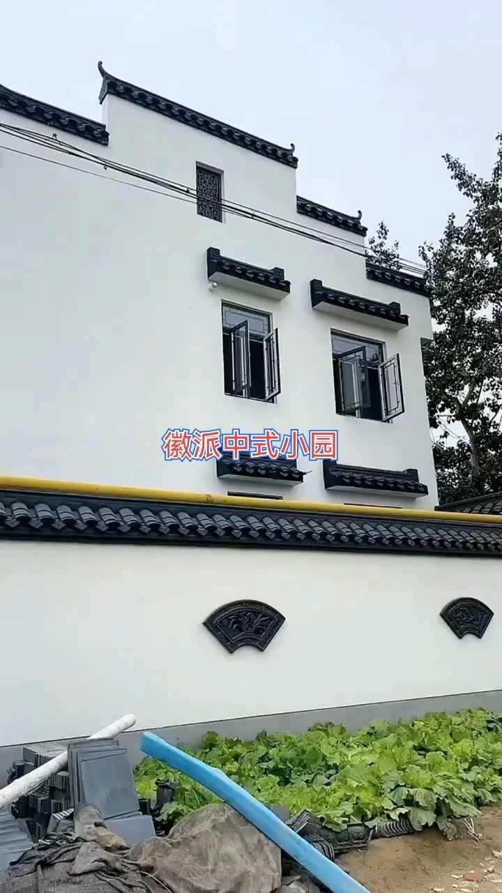 徽派中式小院门楼亭子