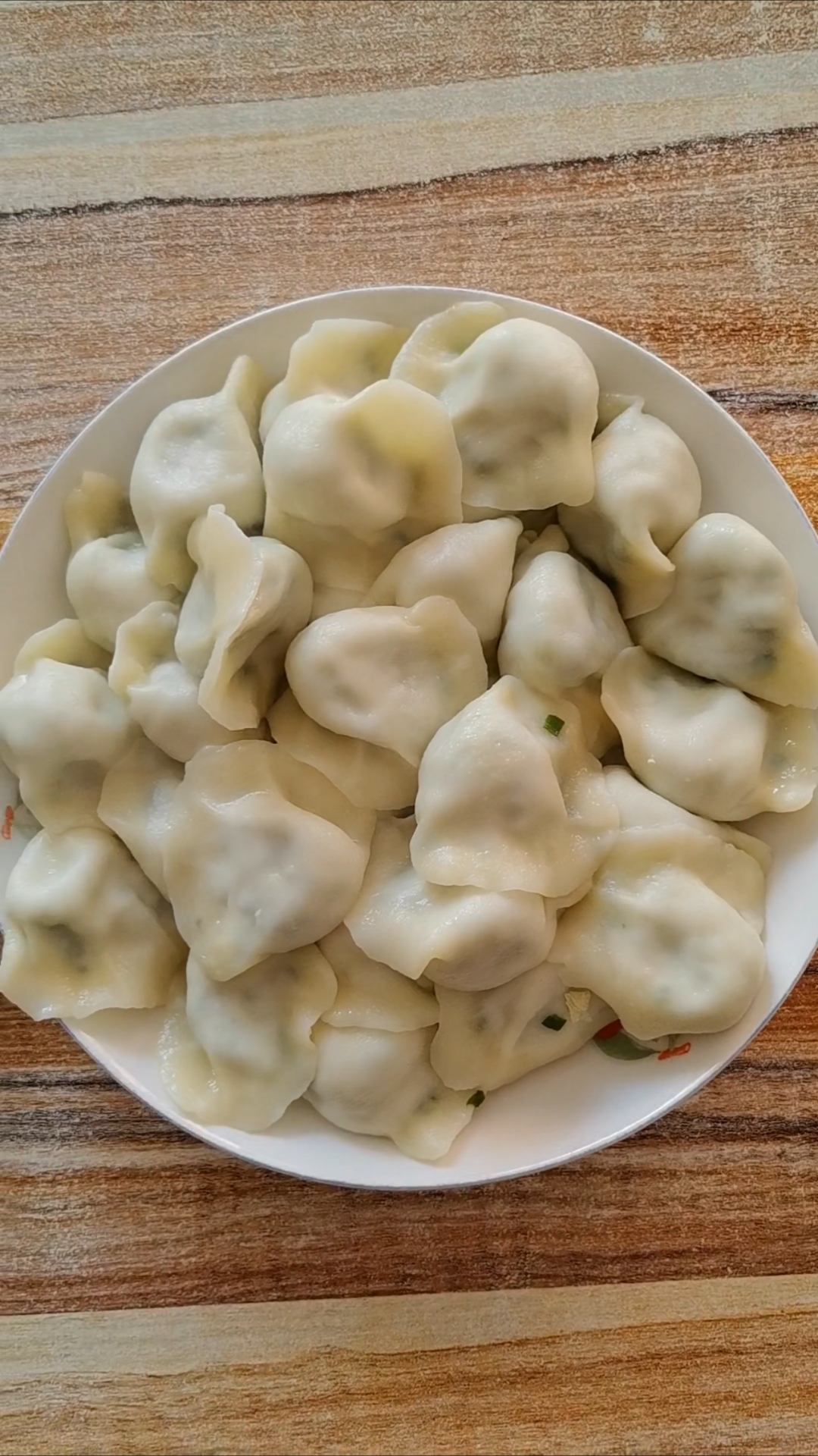 大嘴水饺馆,现包的,韭菜鸡蛋水饺